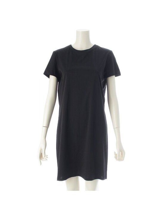 Chanel Dresses & Skirts - Chanel Cotton Top Back Coco Button Short Sleeve Dress Black